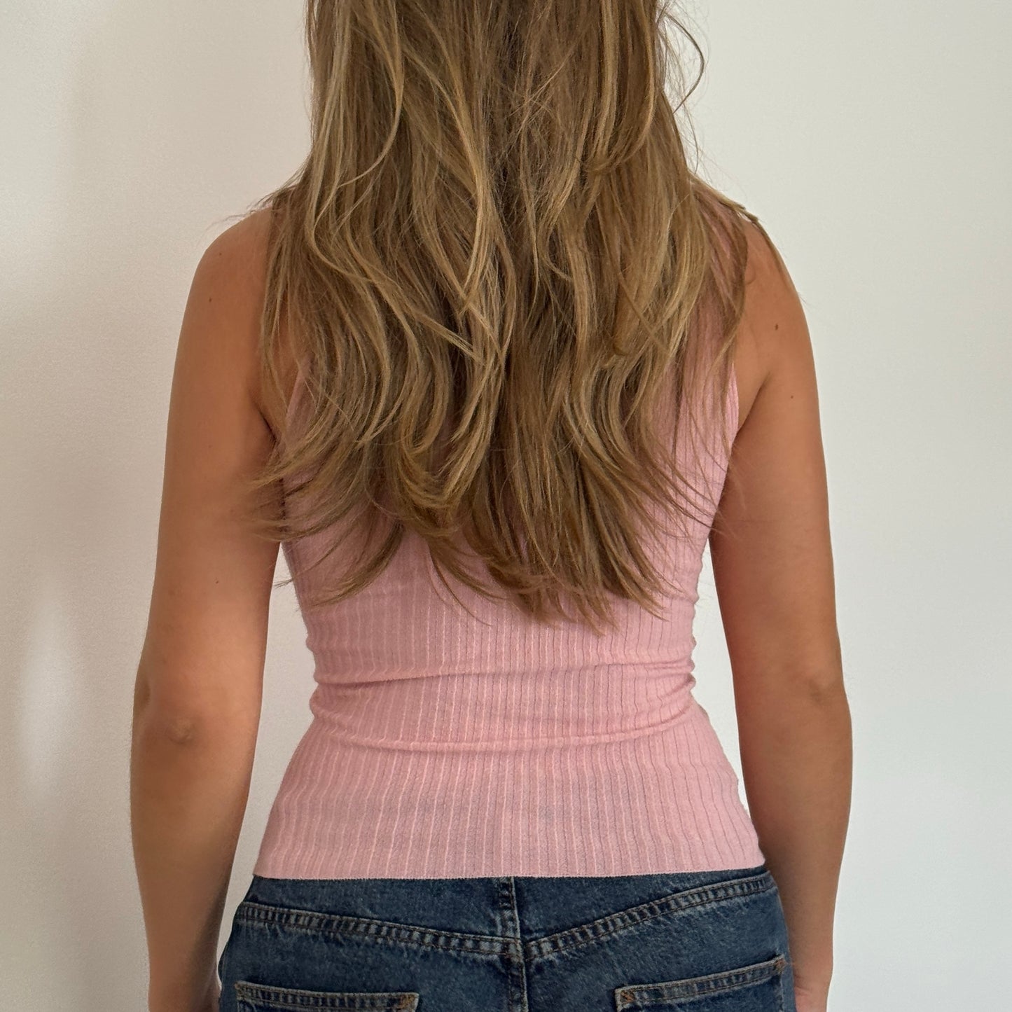 Pink Morgan de Toi knit top - Size S