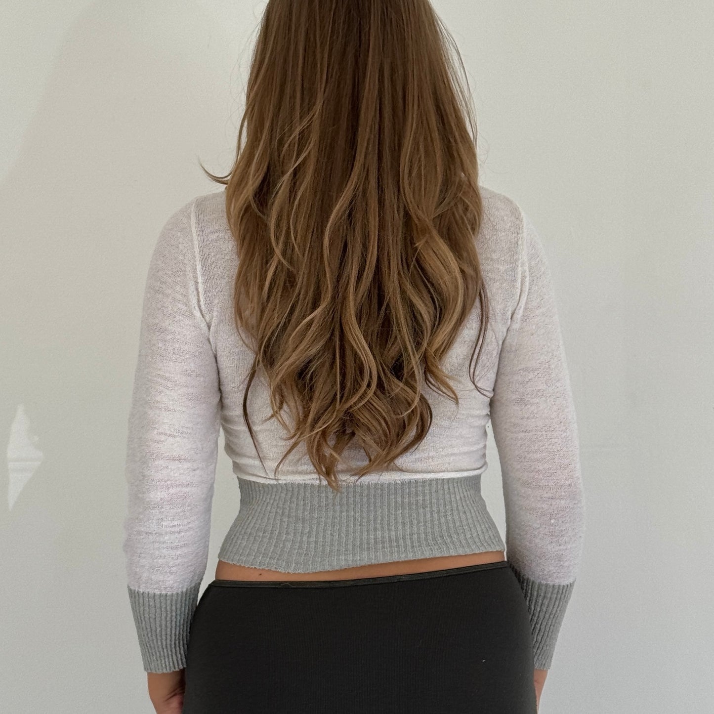 Morgan de Toi knit crop top - Size S