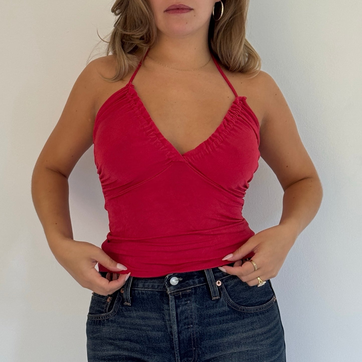 Morgan de Toi hot pink cami - Size S