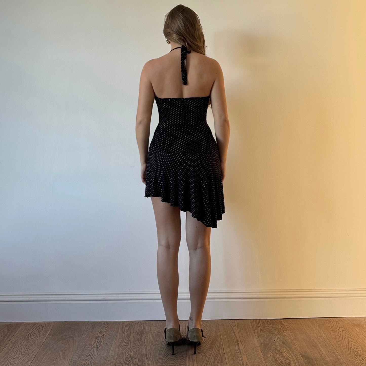 Polka dot mini dress - Size S