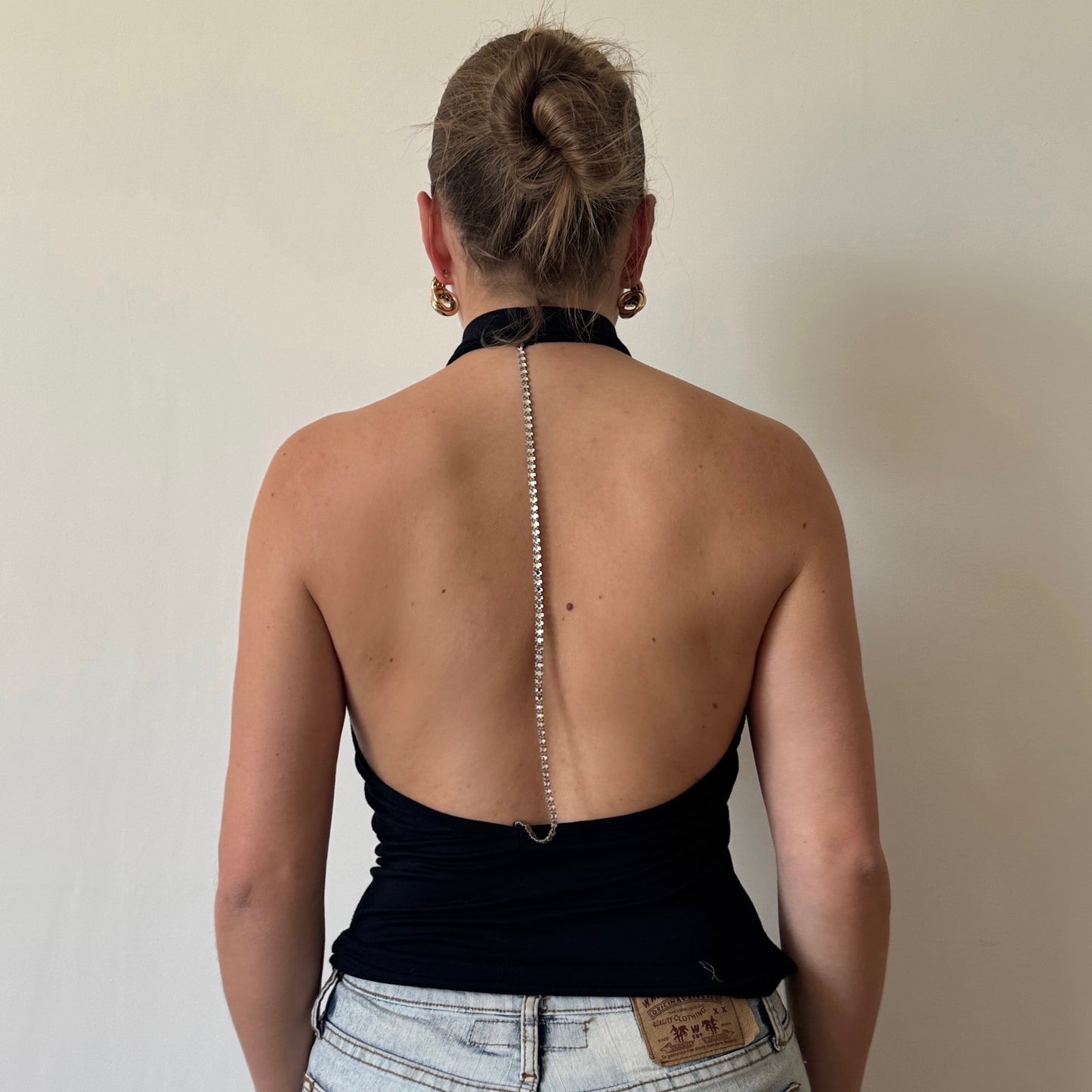 Backless halter top - Size S/M