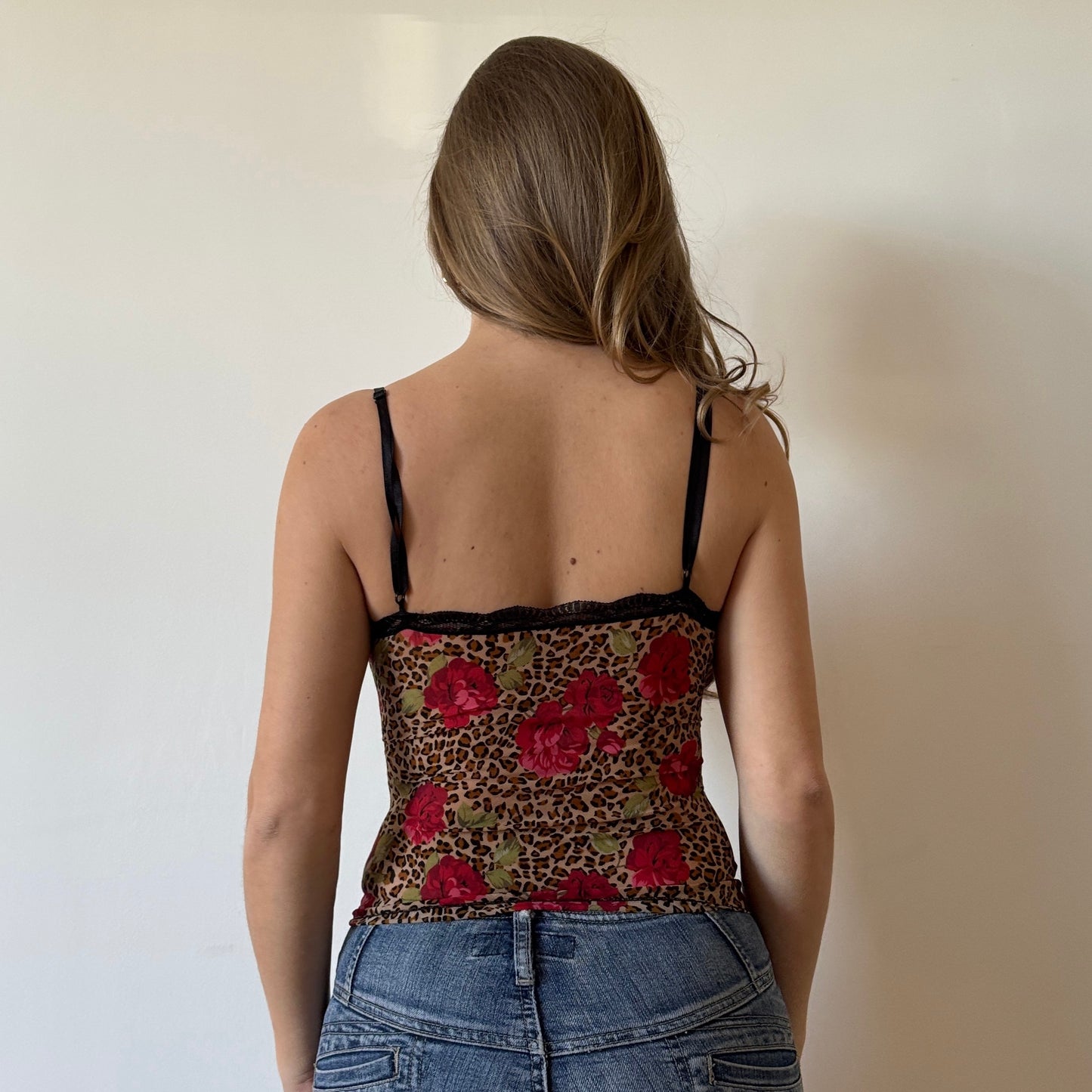 Mesh leopard cami - Size S