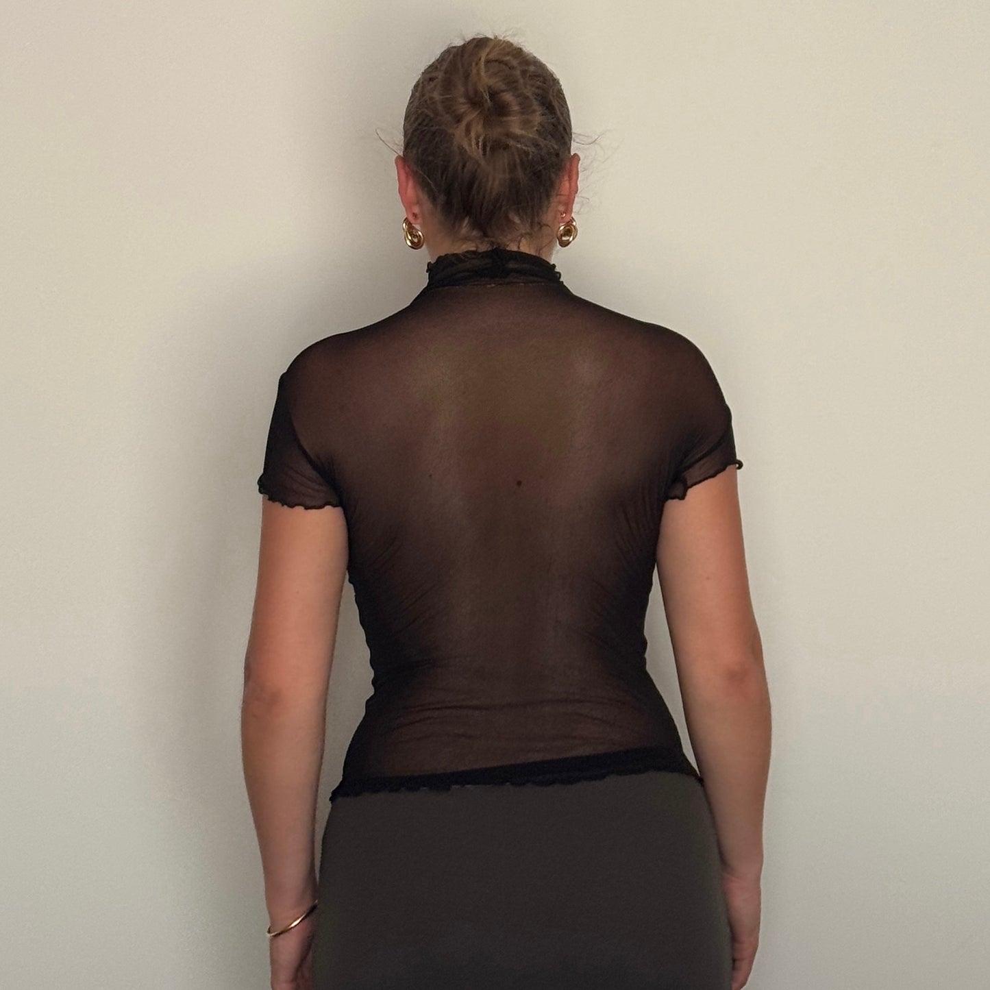 Mesh printed top - Size S