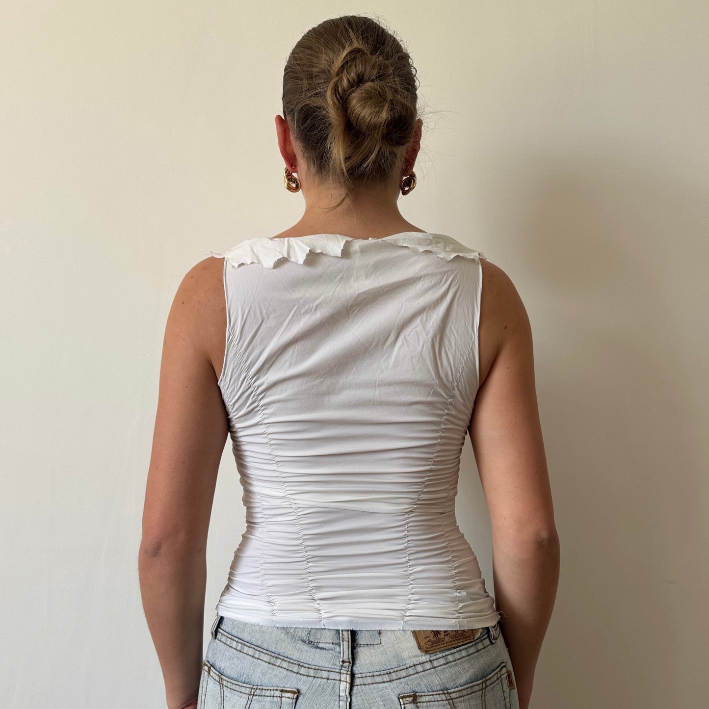 White corset top - Size XS