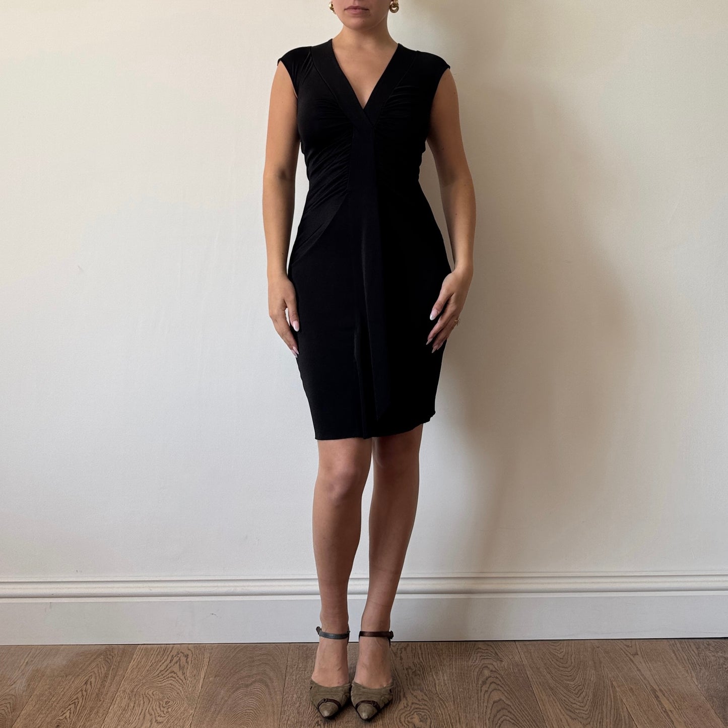 Morgan backless midi dress - Size S
