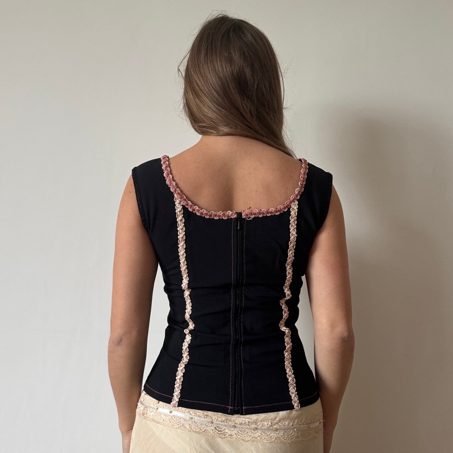 Black corset top - Size S