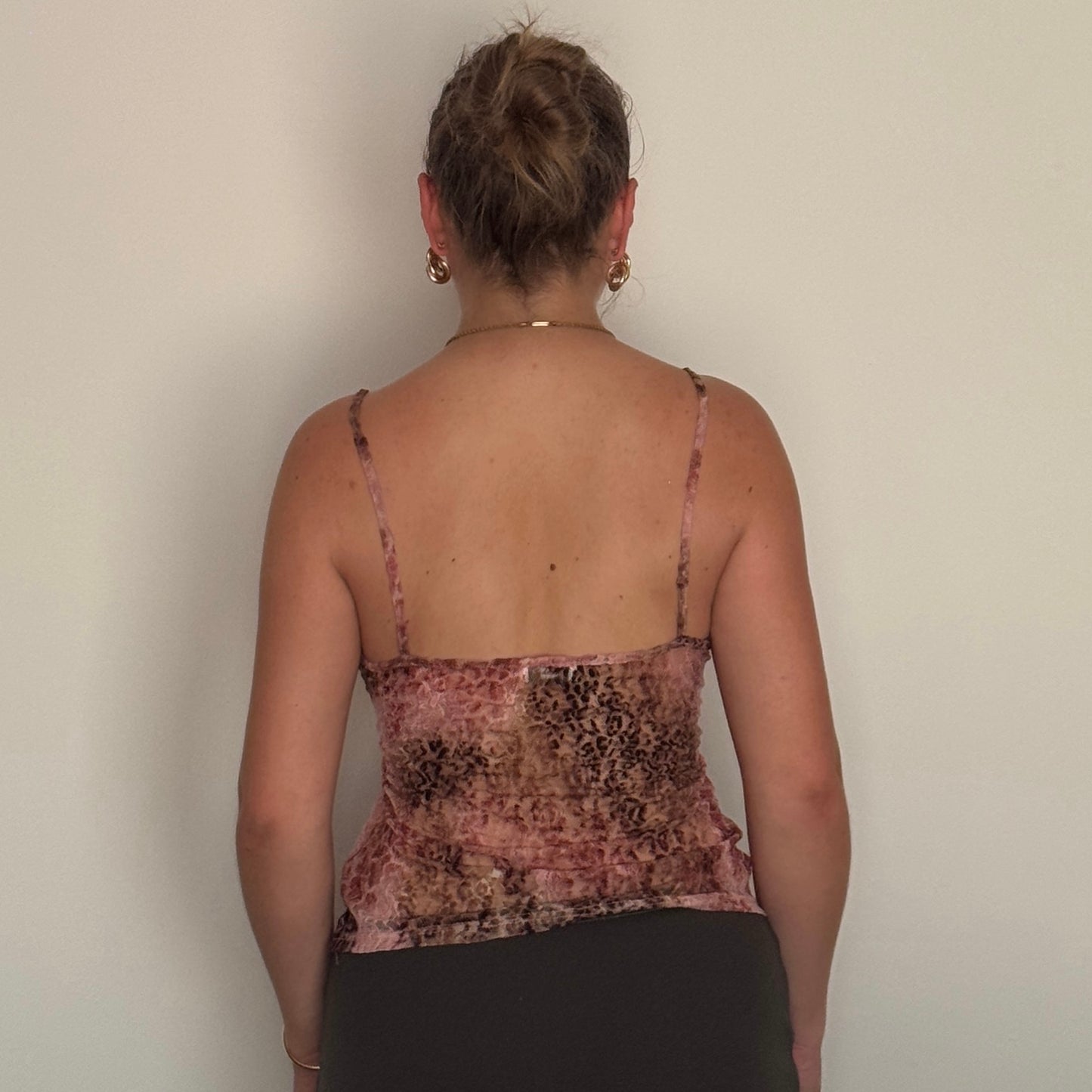 Leopard lace top - Size S