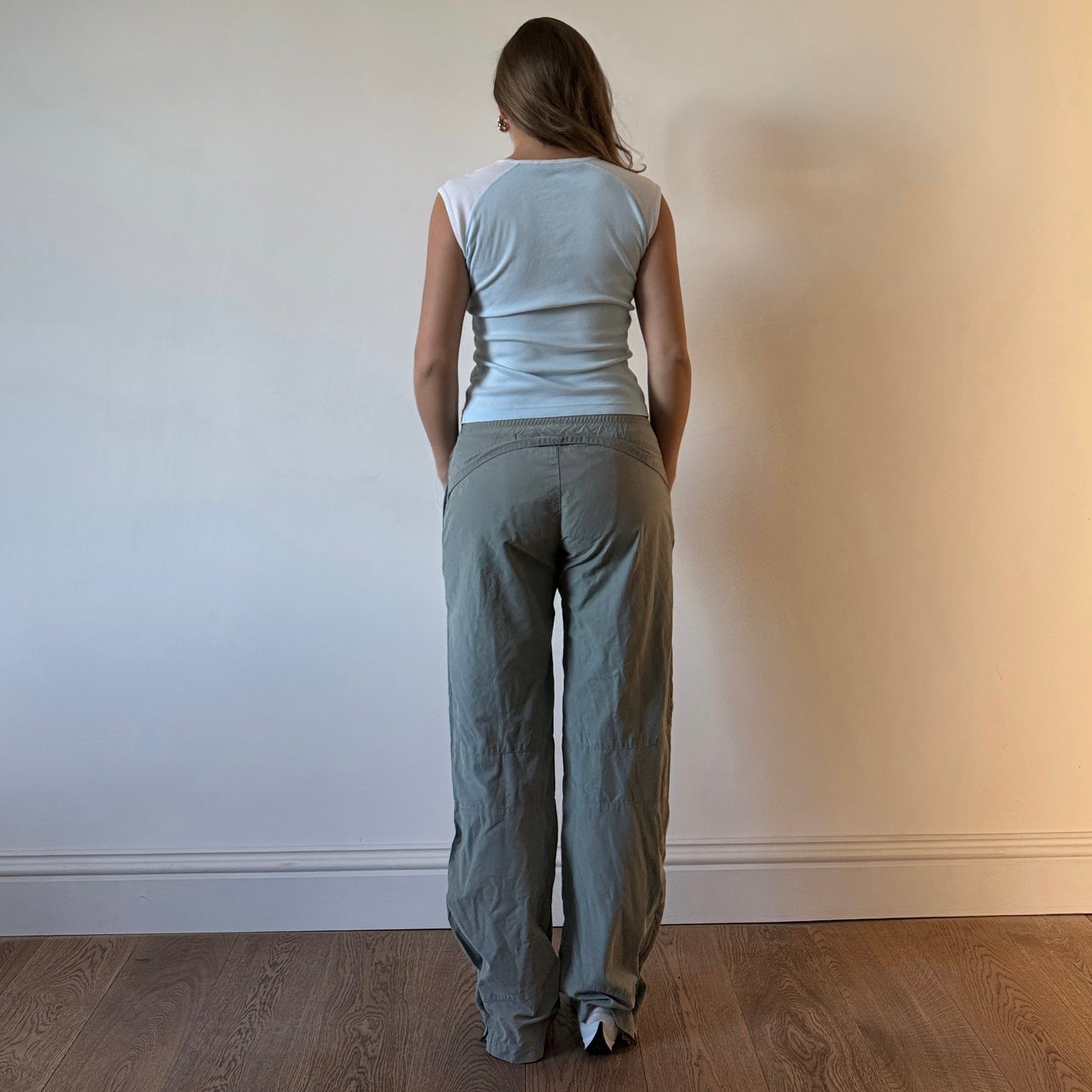 Grey cargos - W