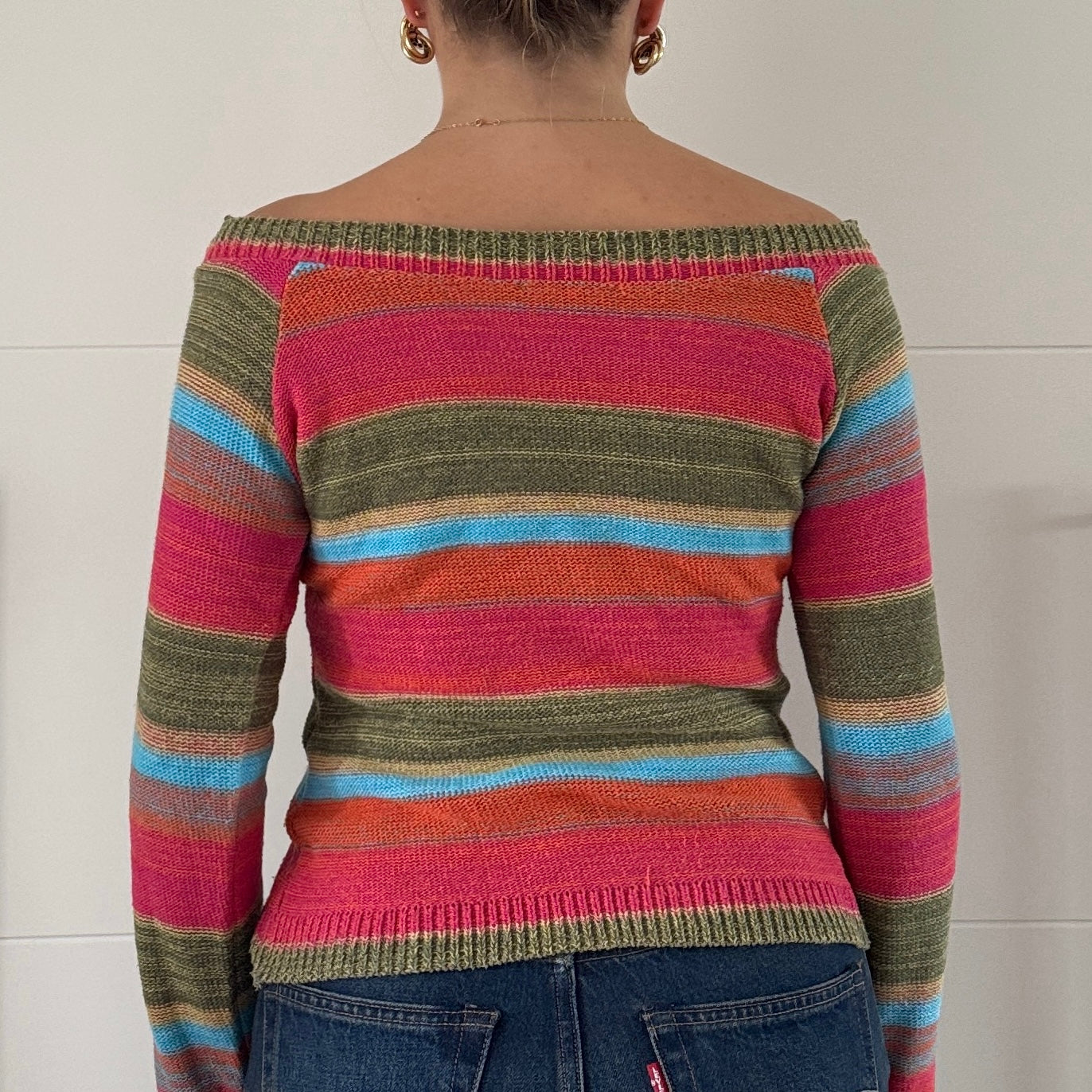 Striped knit top - Size S