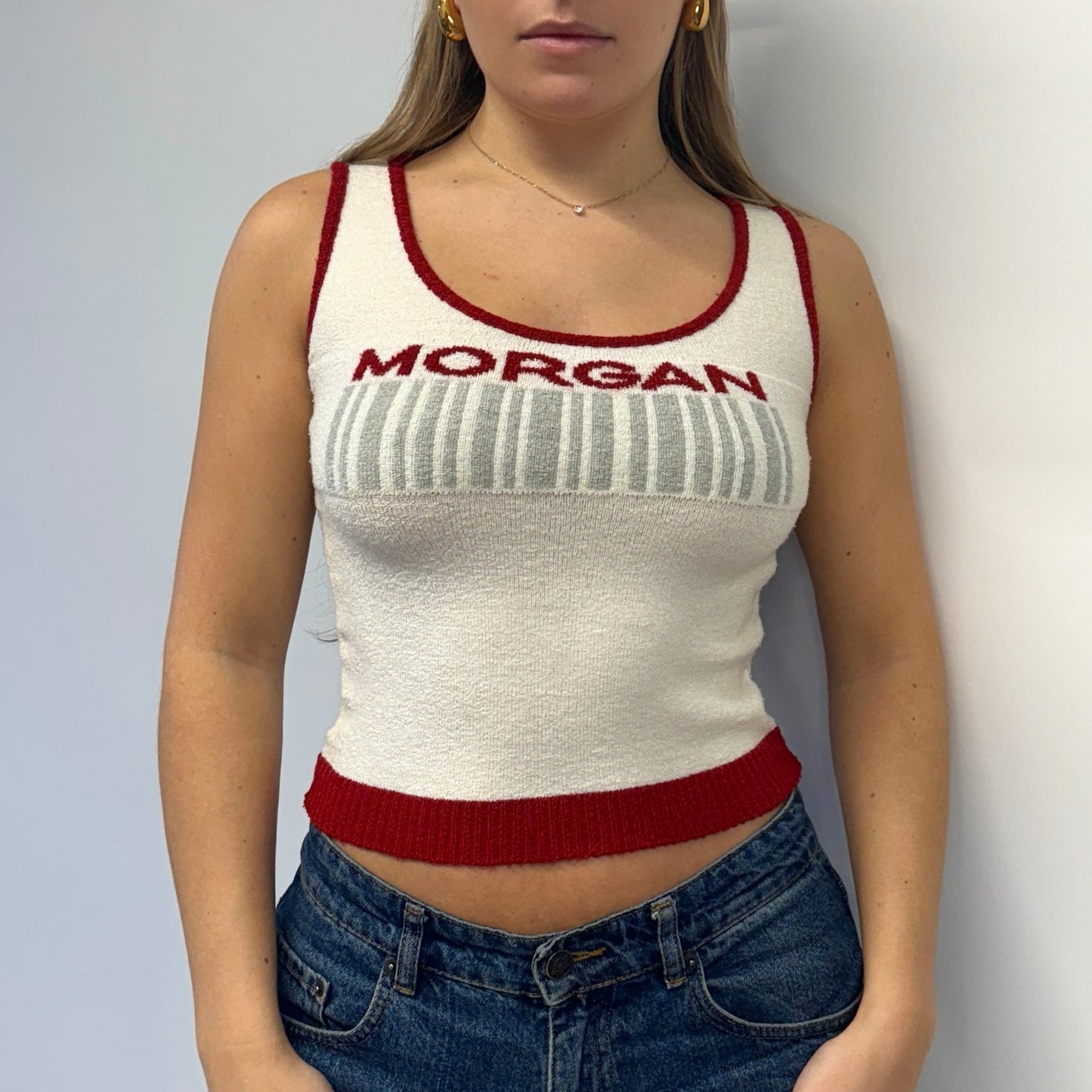 Morgan de Toi knit vest top - Size S