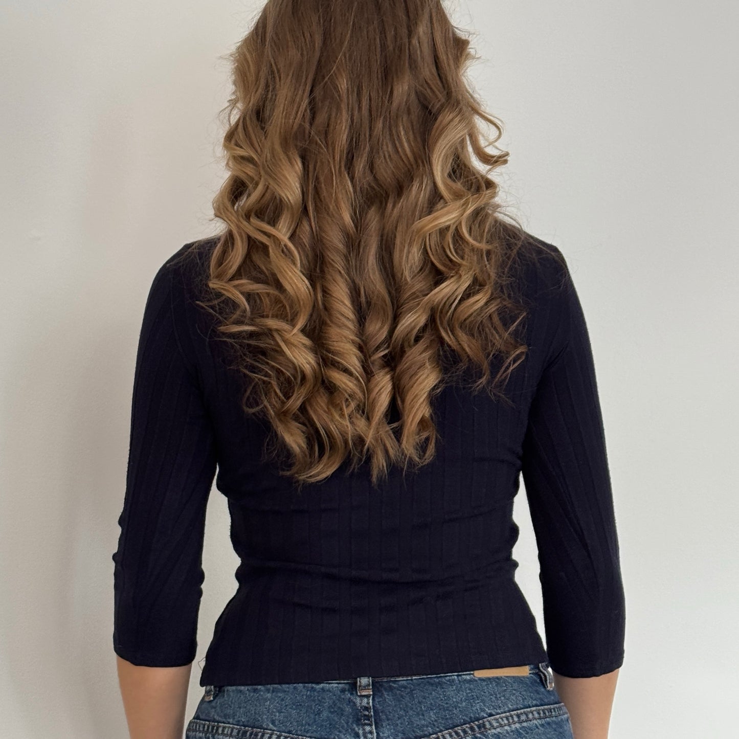 Morgan de Toi ribbed top - Size S