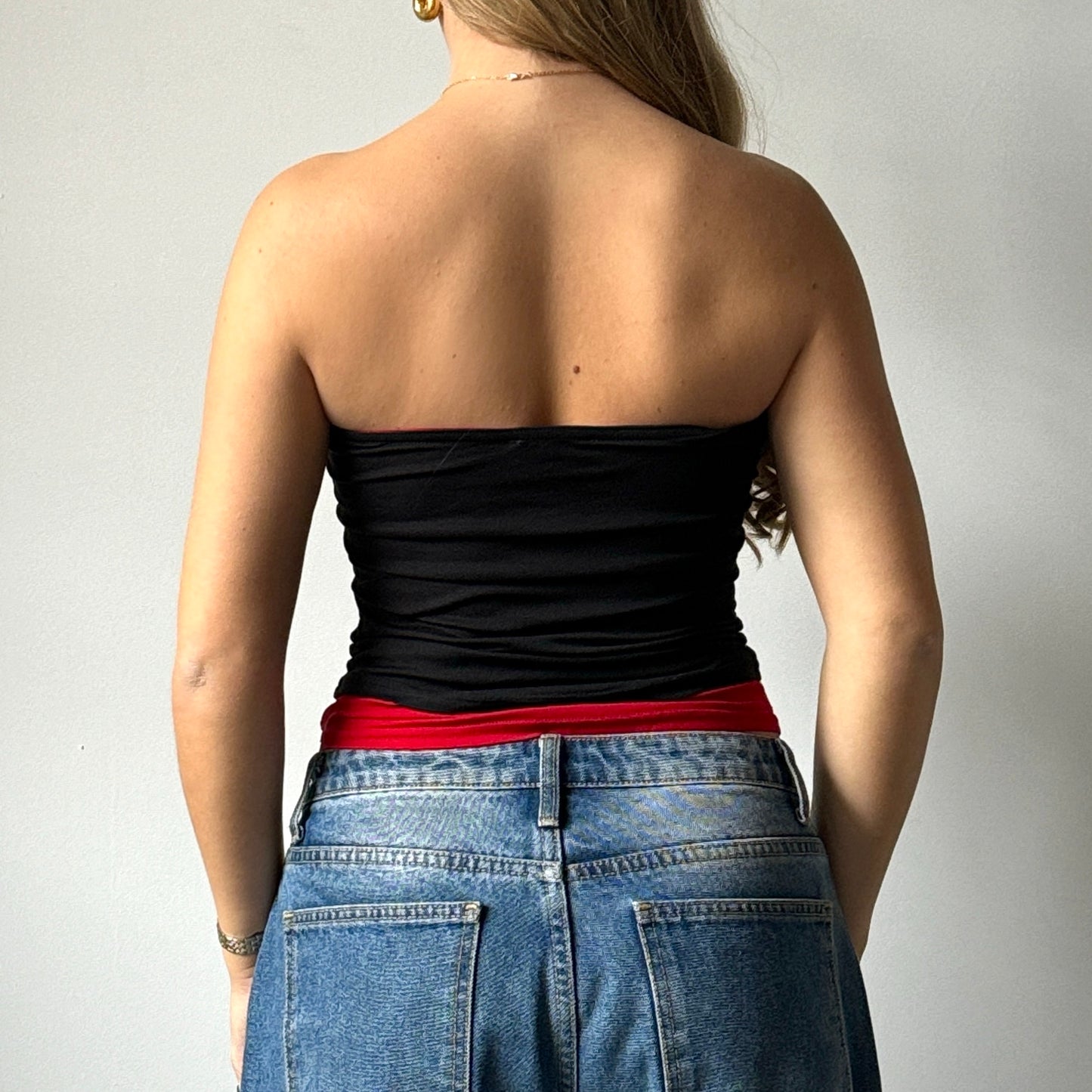 Morgan De Toi strapless mesh top - Size XS