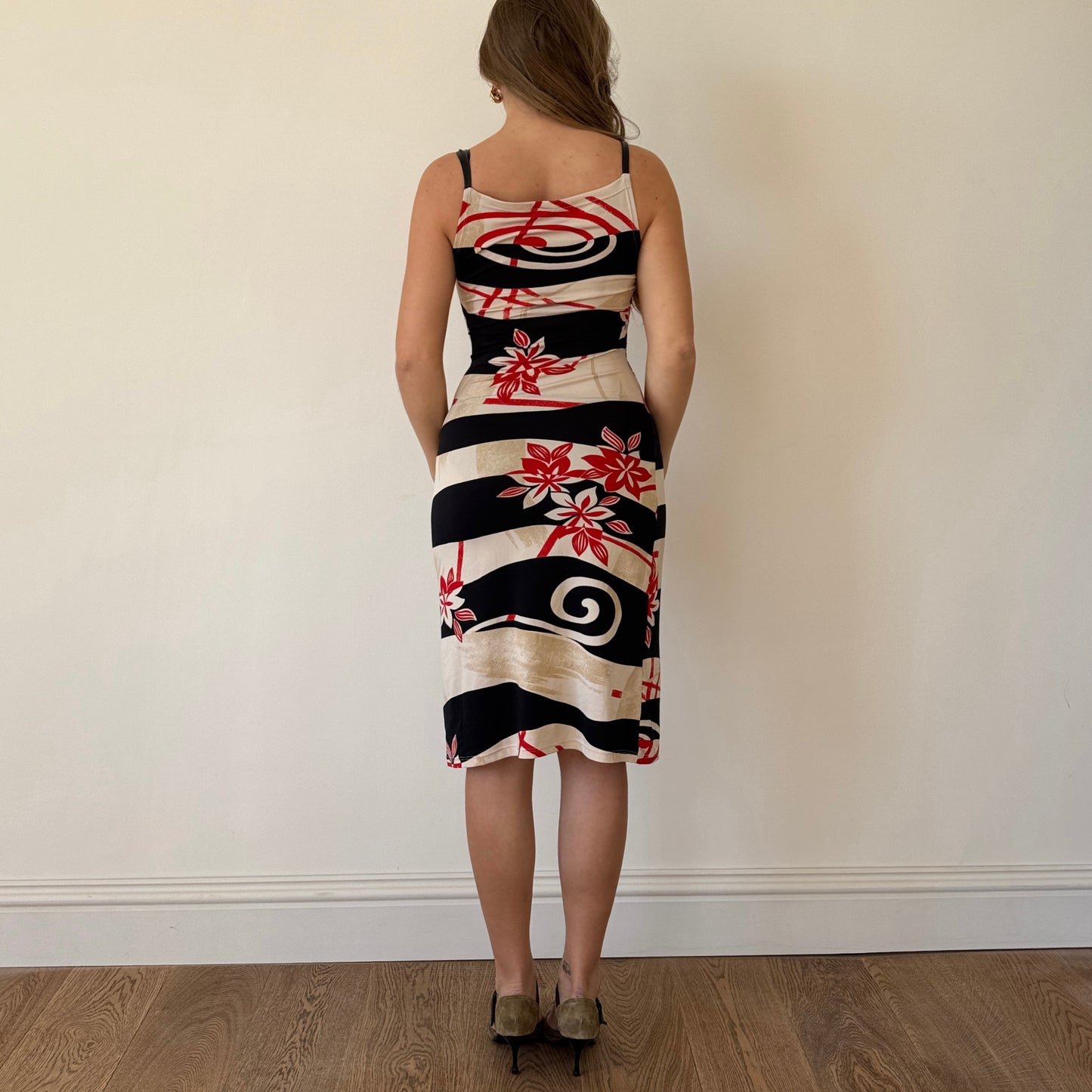 Printed midi dress - Size S/M