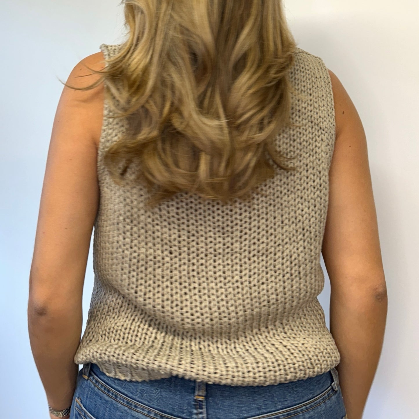Beige knit top - Size M/L