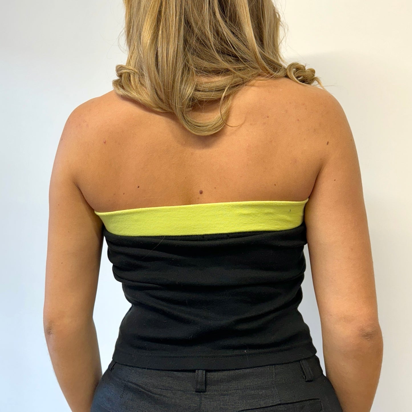 Black butterfly bandeau top - Size S