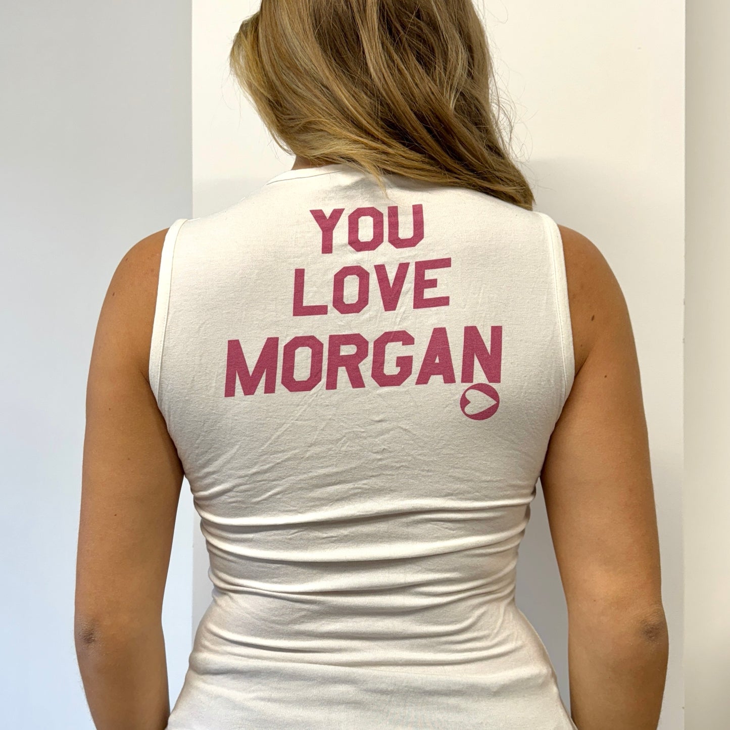Morgan de Toi white printed vest - Size S