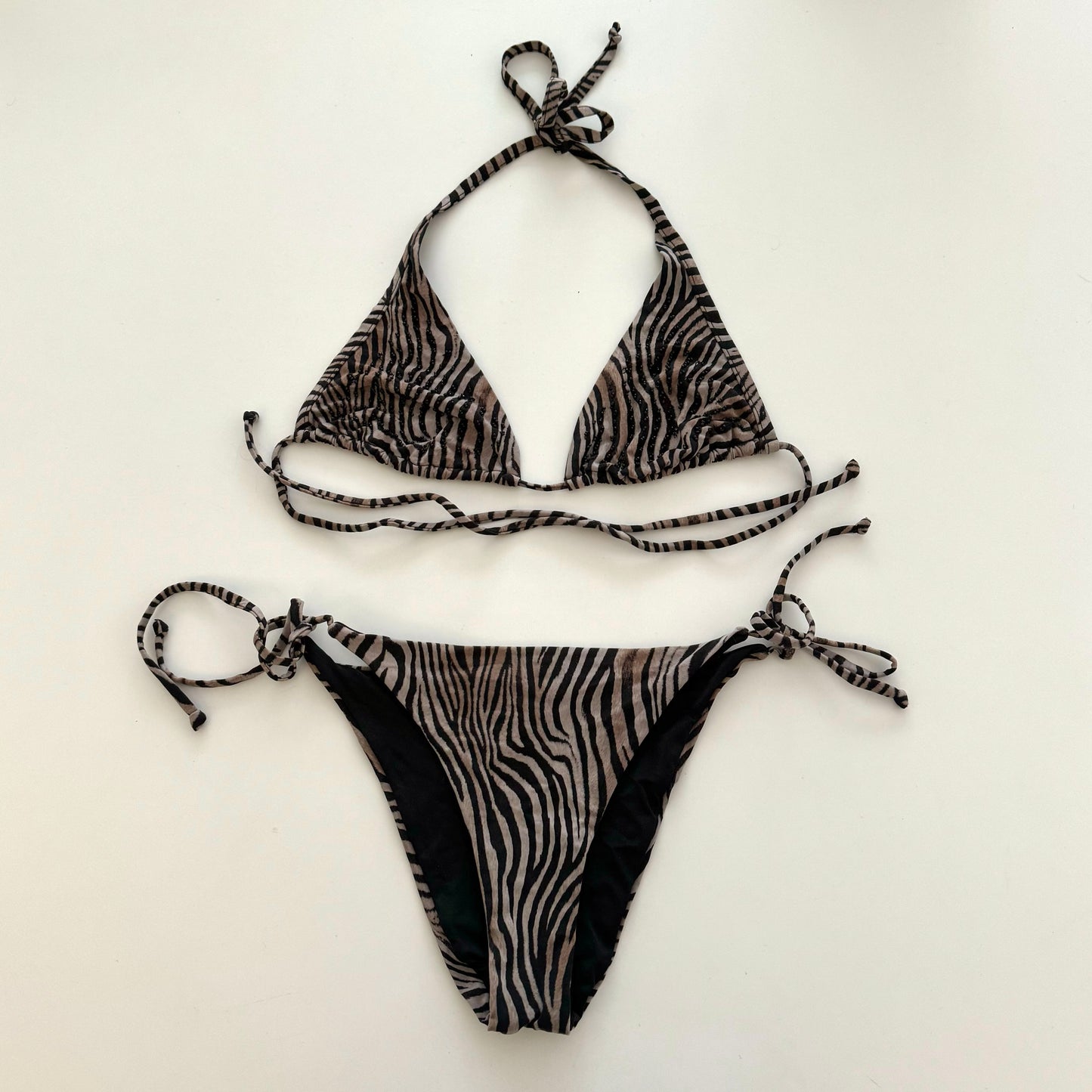 Tiger print bikini -