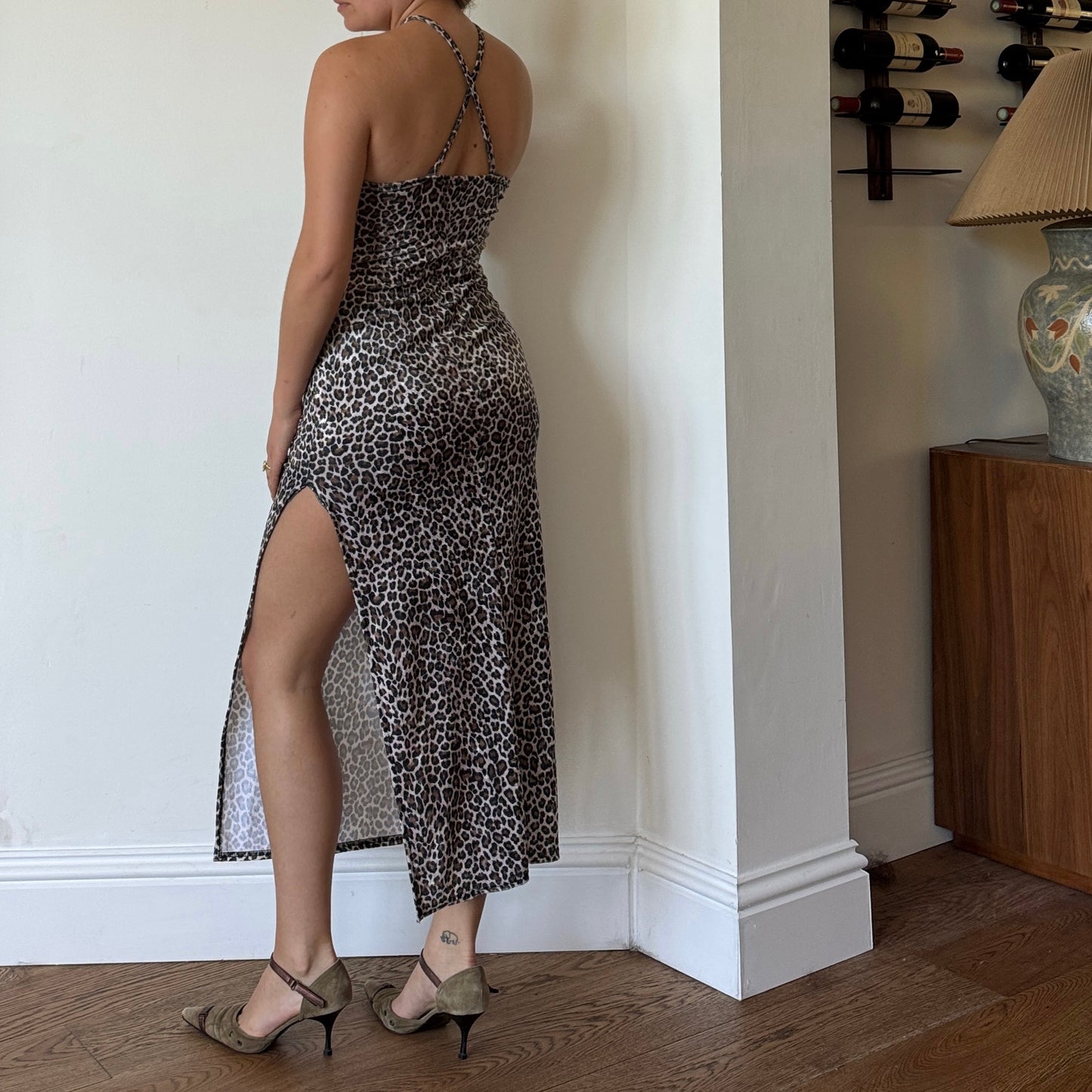 Leopard maxi dress - Size S