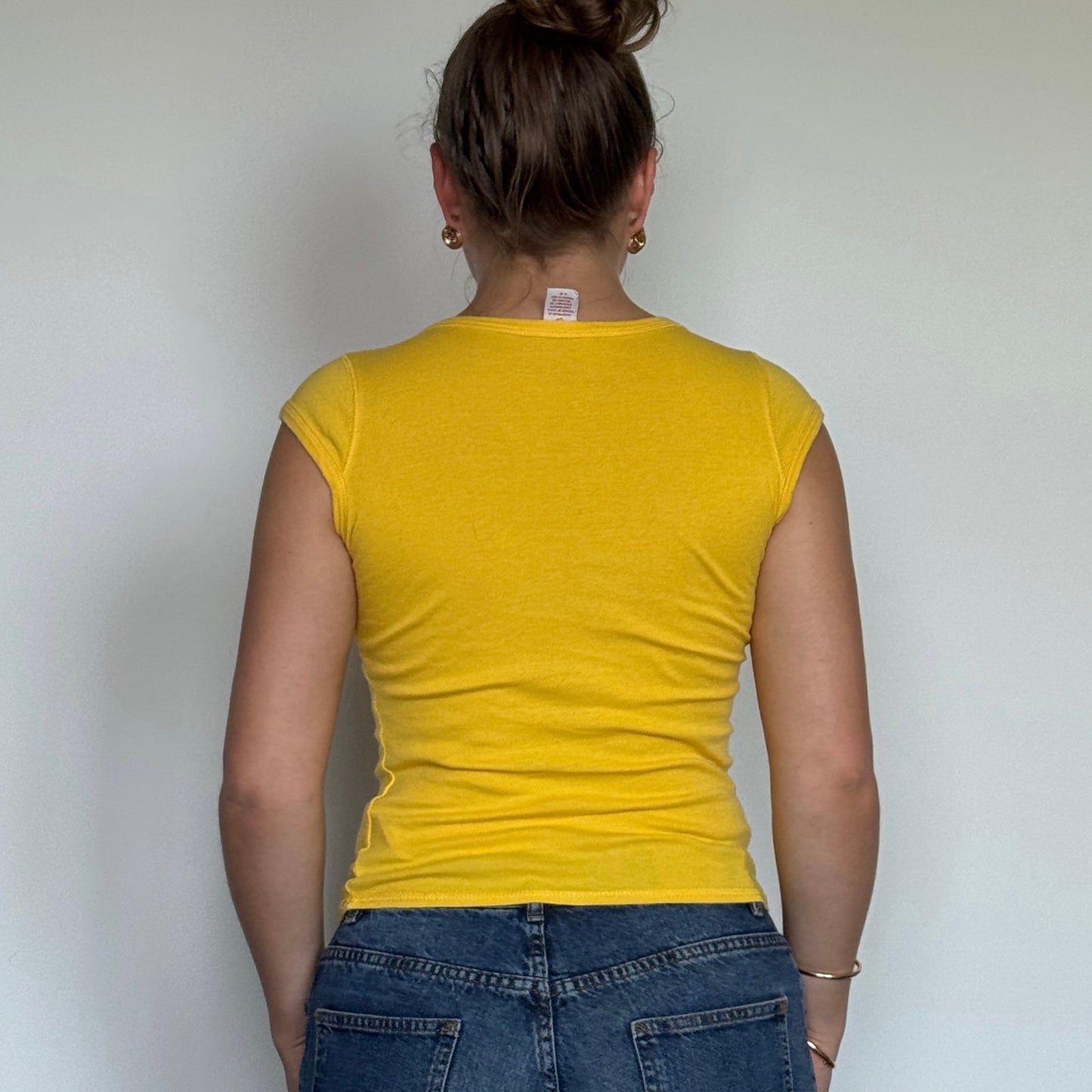Yellow Guess top - Size S