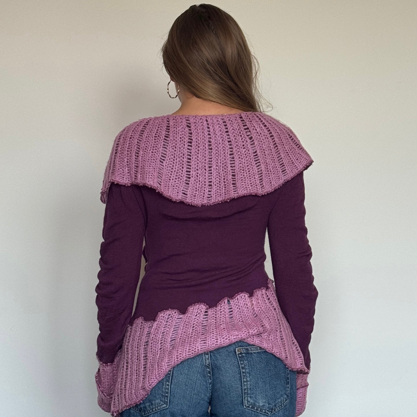 Purple knit top - Size M/L