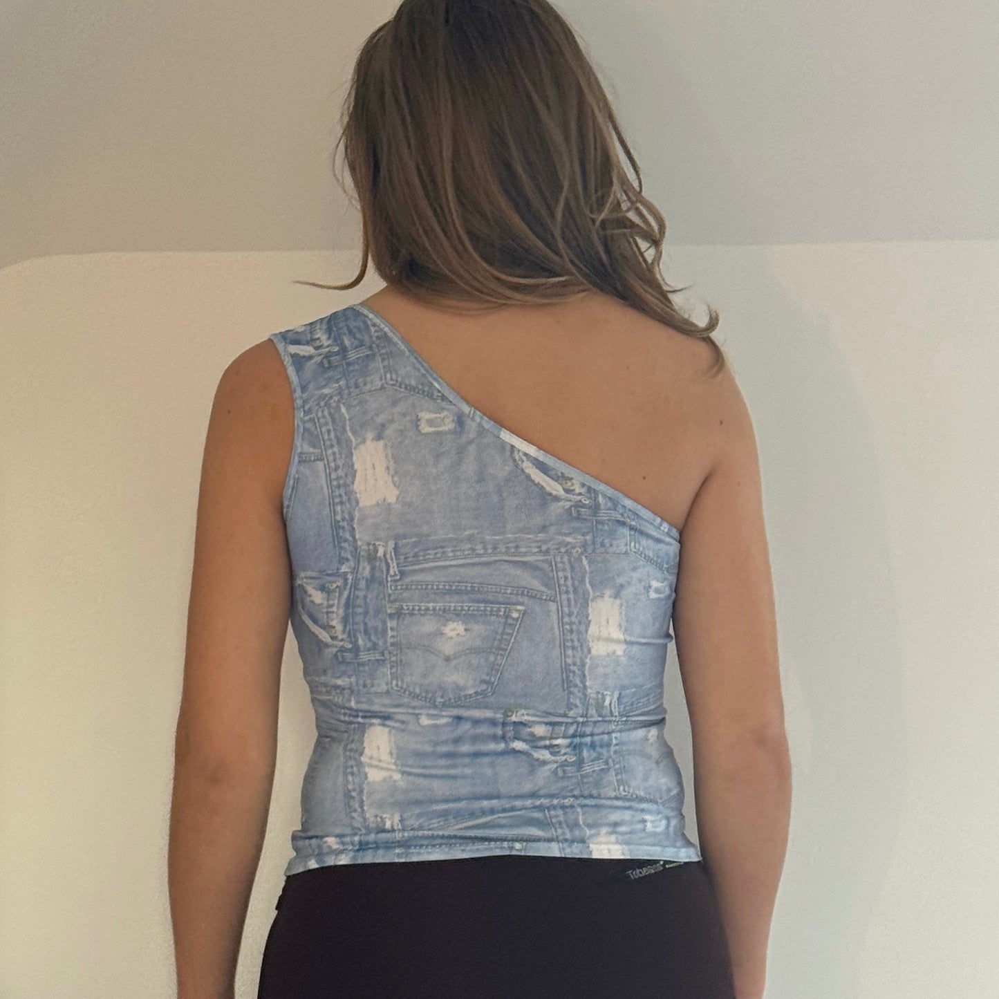 Blue asymmetric top - Size S/M
