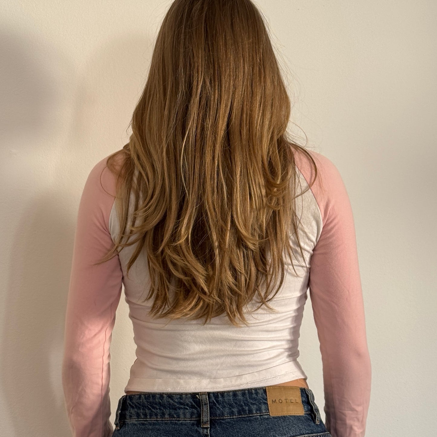Long-sleeved raglan top - Size S