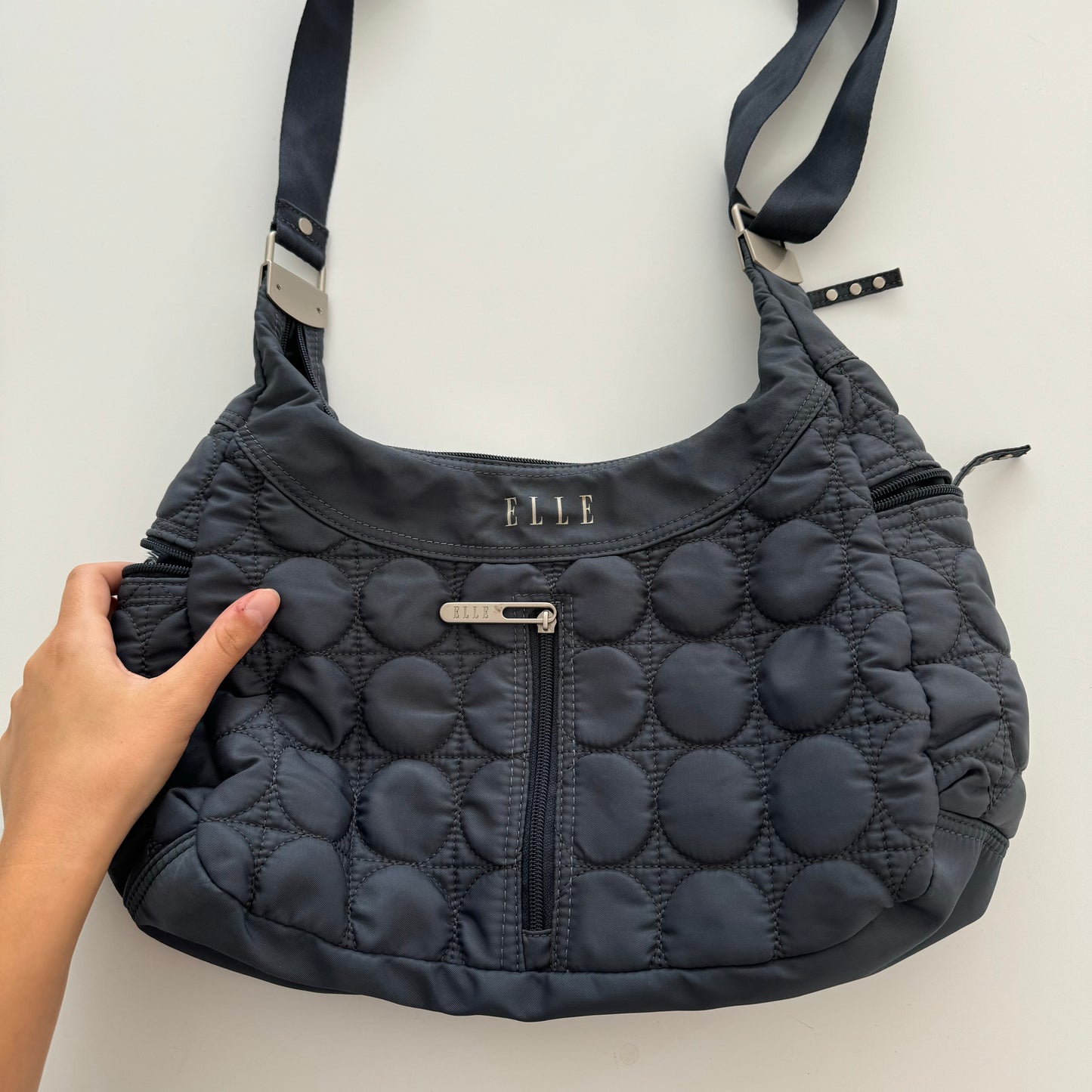 ELLE puffy nylon bag - One Size