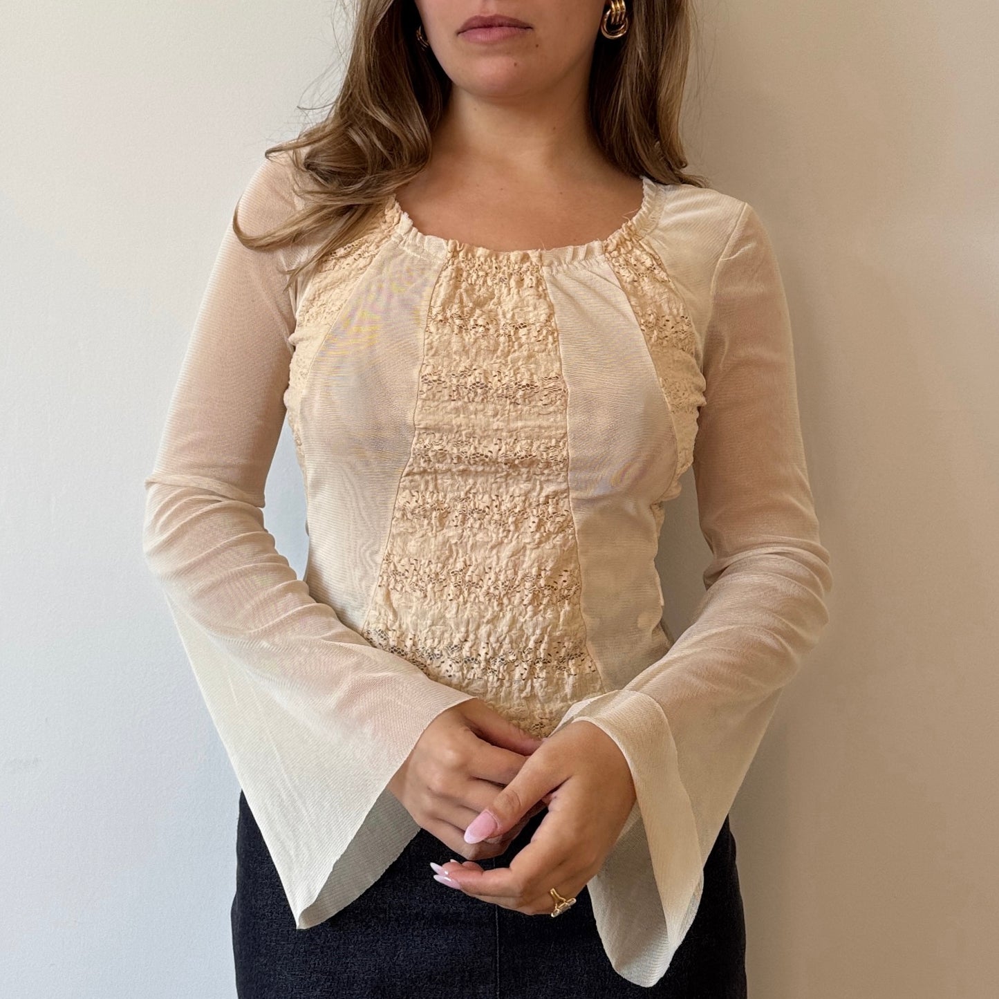 Morgan mesh blouse - Size S