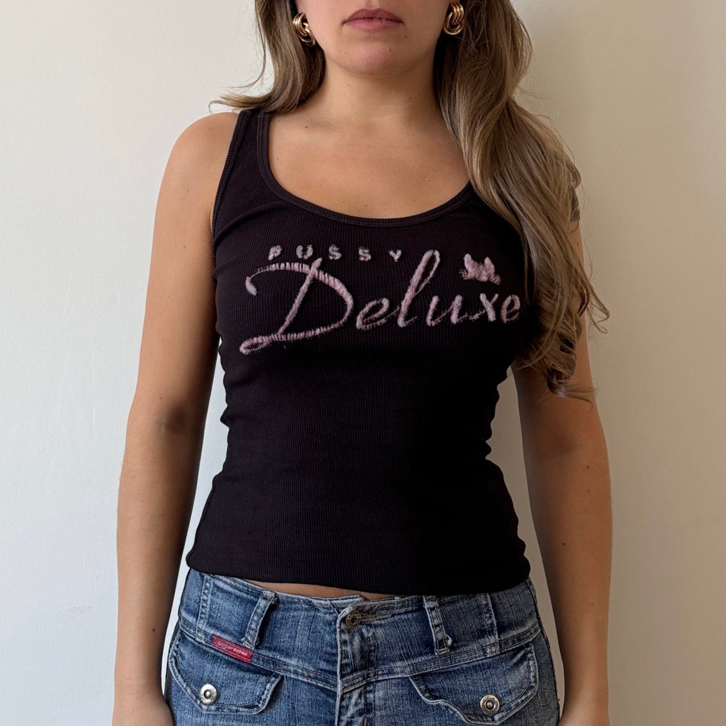 Black tank top - Size S