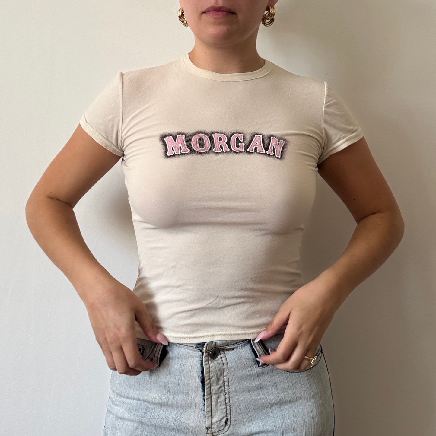 Morgan de Toi monogram top - Size S