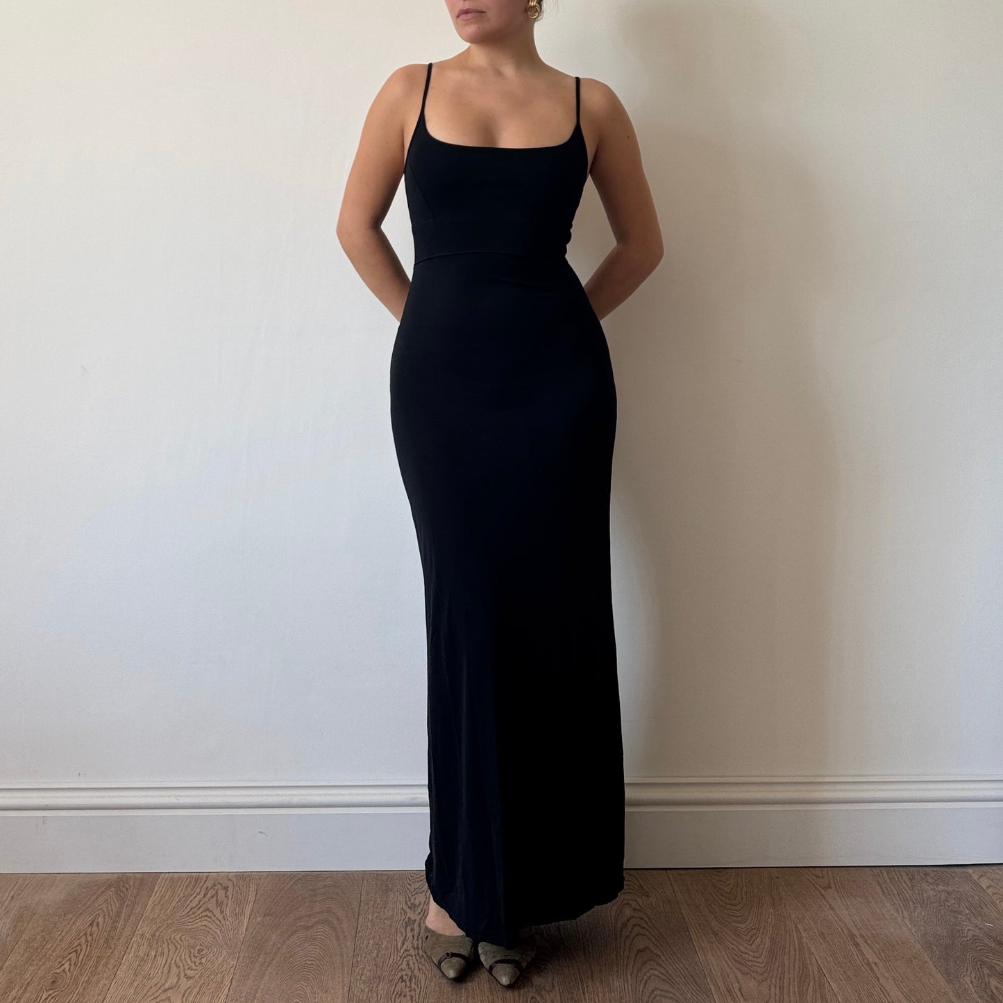 Morgan de Toi black maxi dress - Size S