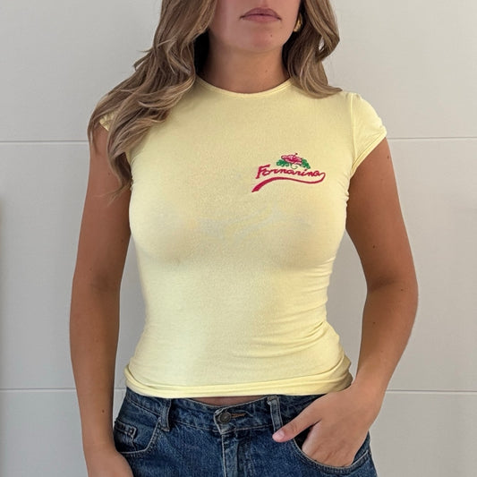 Yellow t-shirt - Size XS/S
