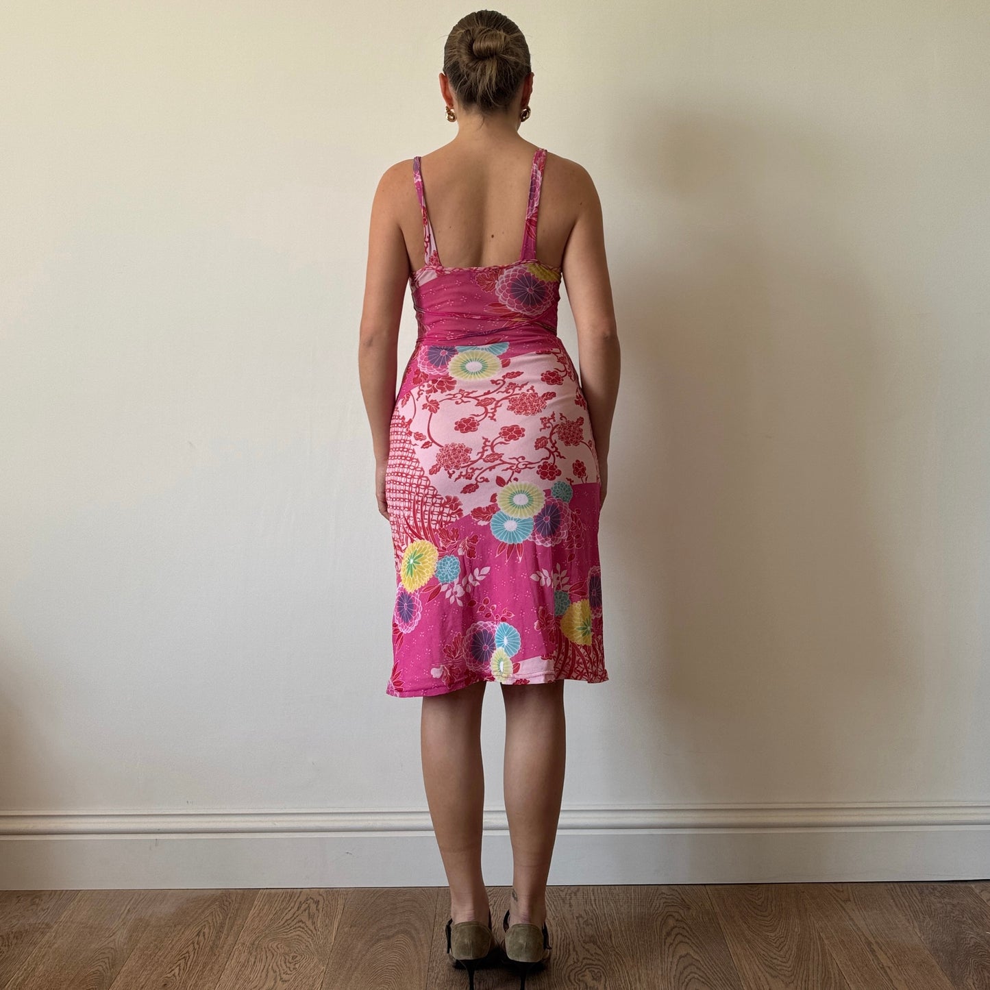 Morgan de Toi pink mesh dress - Size S/M