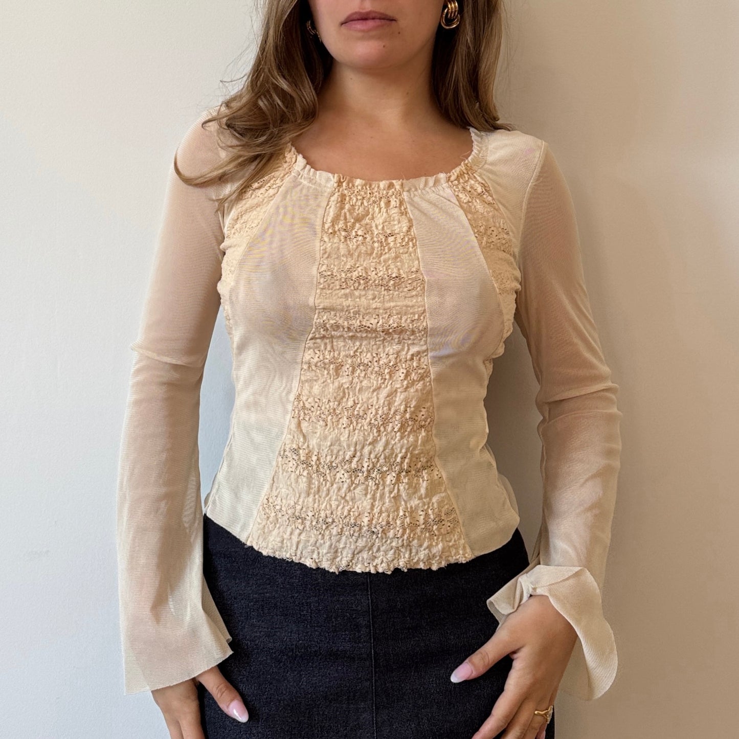 Morgan mesh blouse - Size S