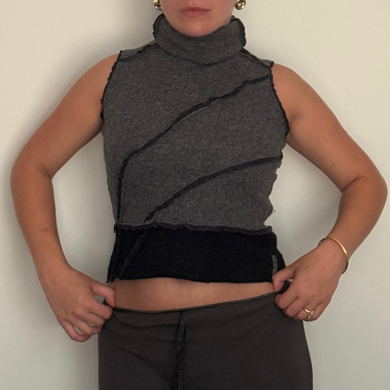 Grey knit top - Size XS/S
