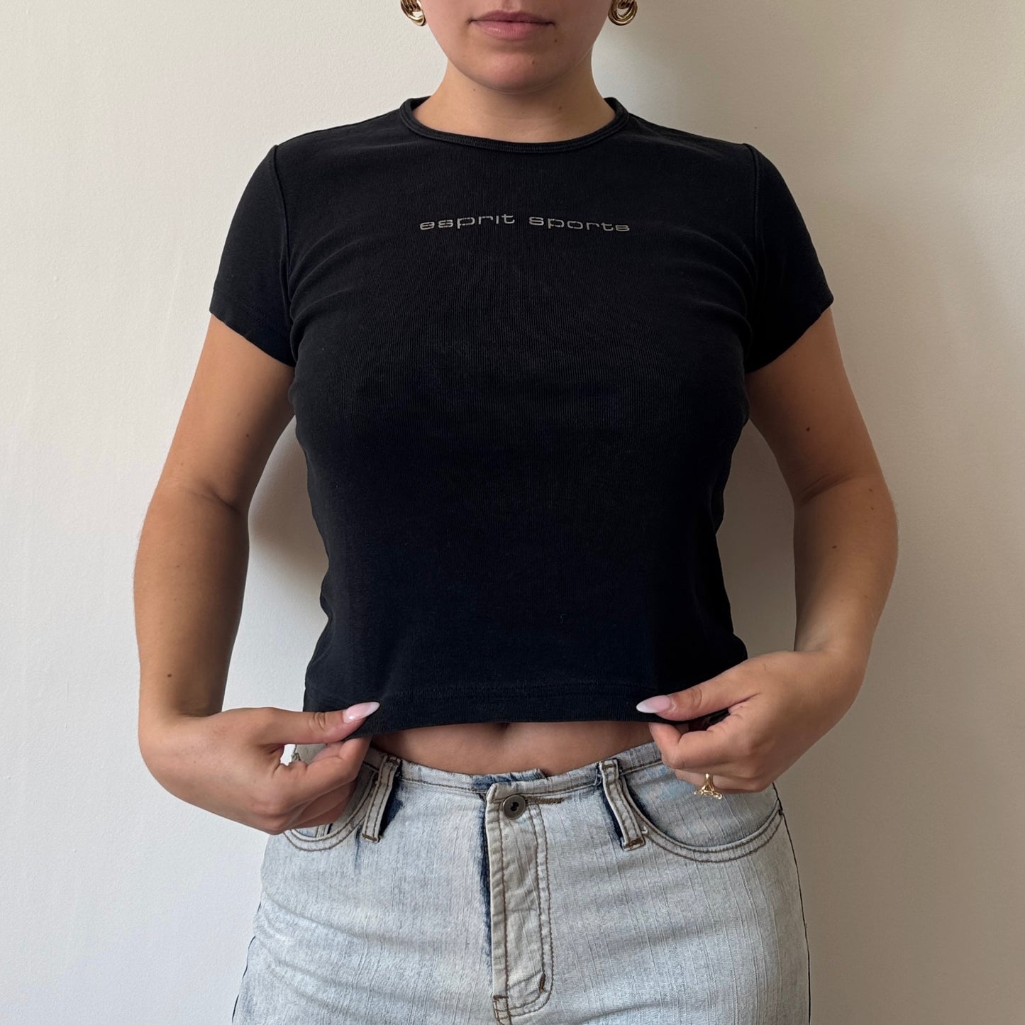 Black esprit sport top - Size S