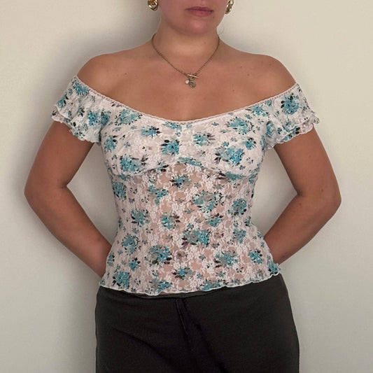 Morgan de Toi milkmaid top - Size S
