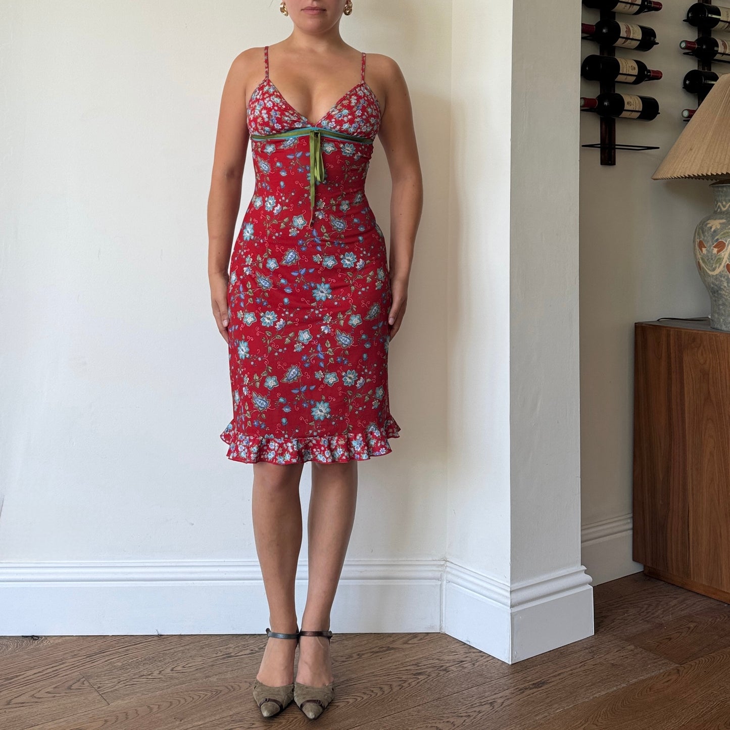 Floral midi dress - Size XS