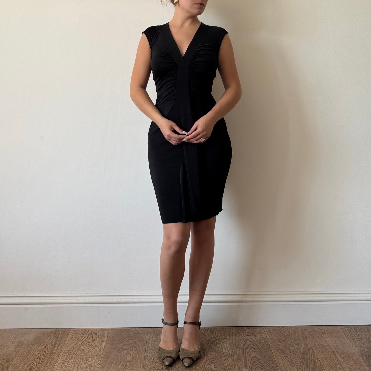 Morgan backless midi dress - Size S