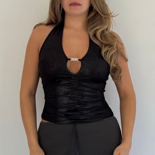 Morgan de Toi keyhole cutout top - Size S