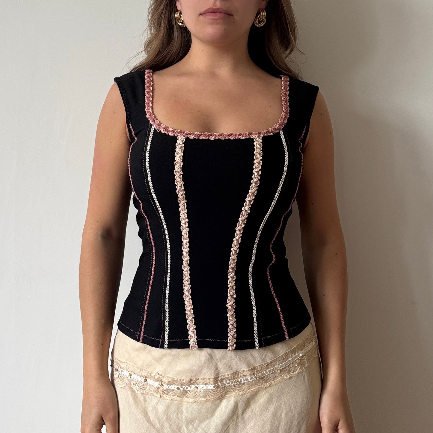 Black corset top - Size S