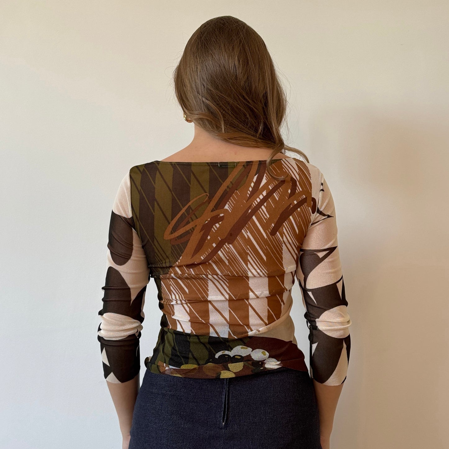 Mesh printed top - Size S
