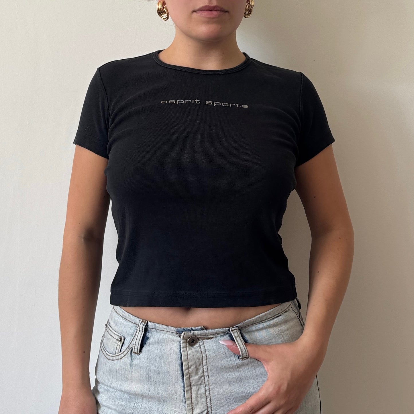 Black esprit sport top - Size S