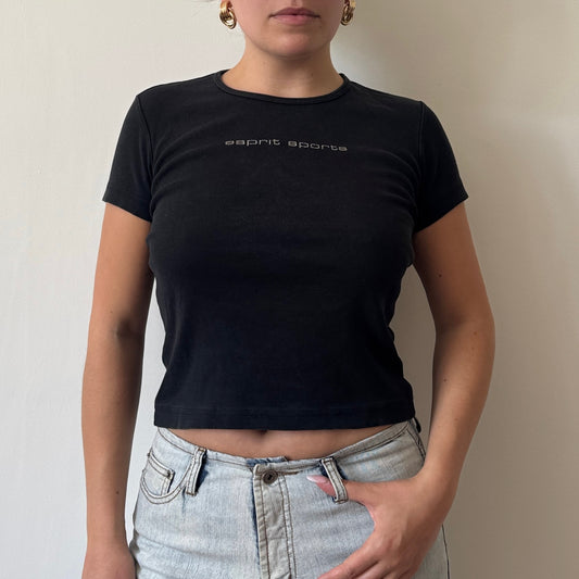 Black esprit sport top - Size S