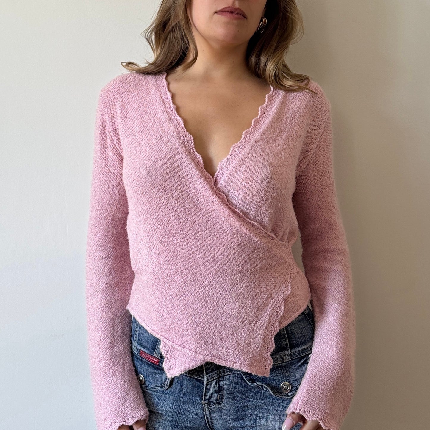 Pink knit top - Size M
