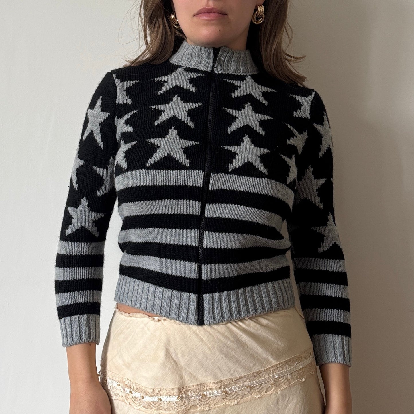 Star knit top - Size XS