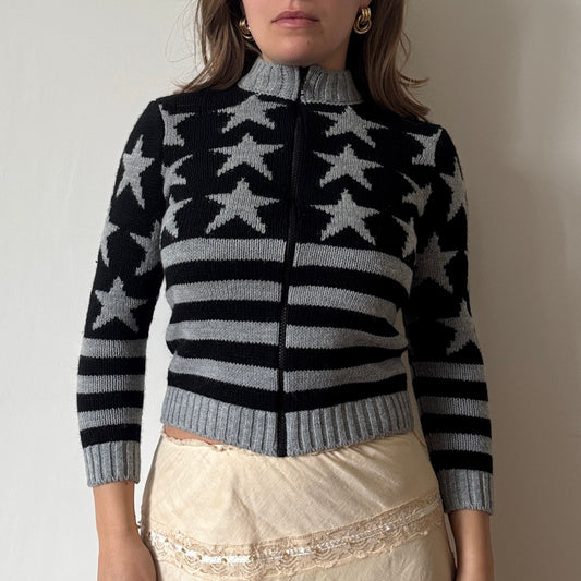 Star knit top - Size XS