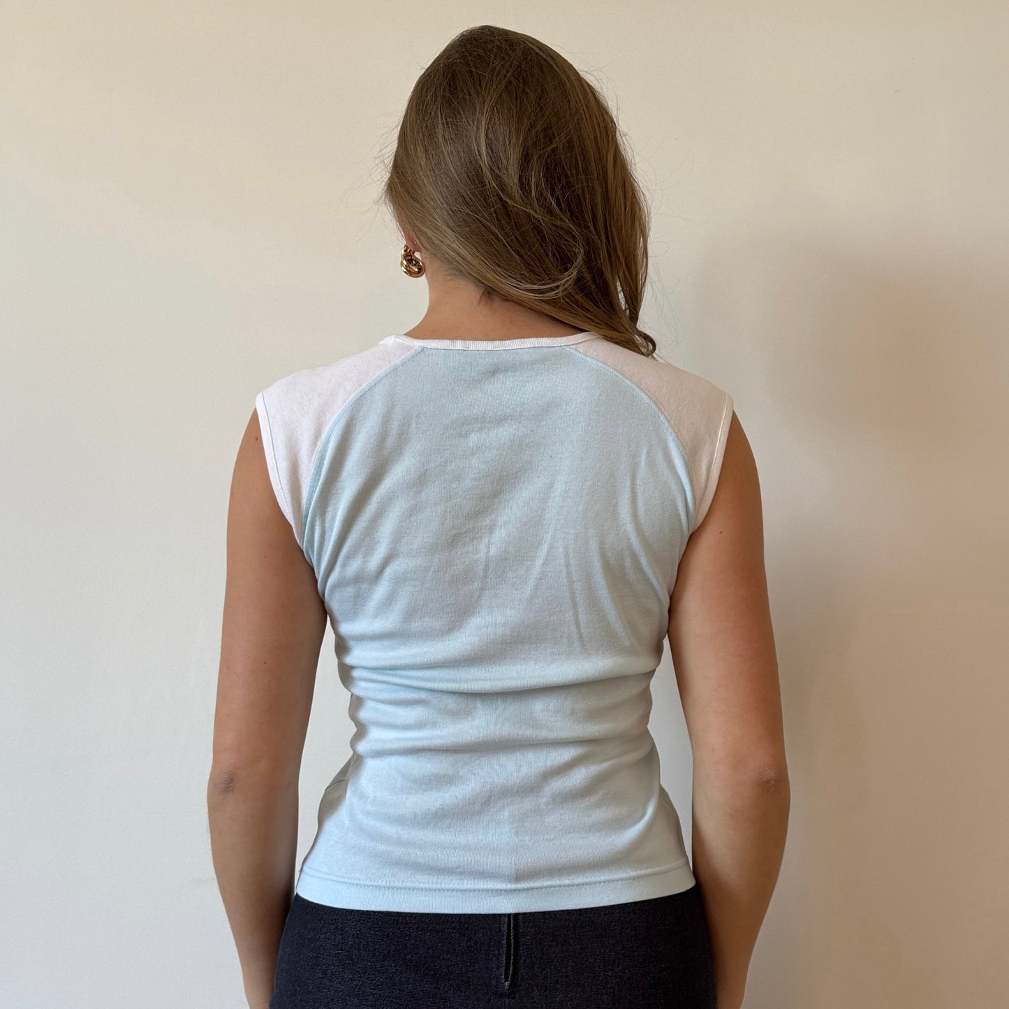 Blue raglan vest - Size S