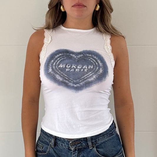 Morgan heart vest - Size S