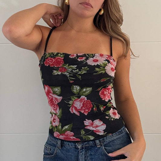 Floral print cami - Size S